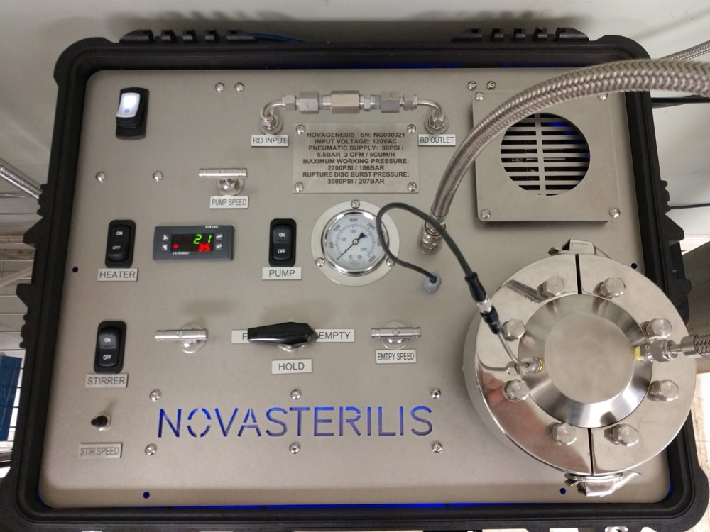 NovaGenesis Sterilization Equipment for R&D Life Sciences and Industry R&D.