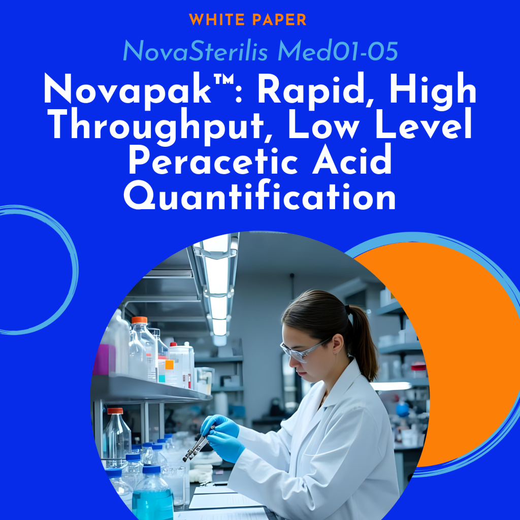 Novapak™_ rapid, high throughput, low level peracetic acid quantification